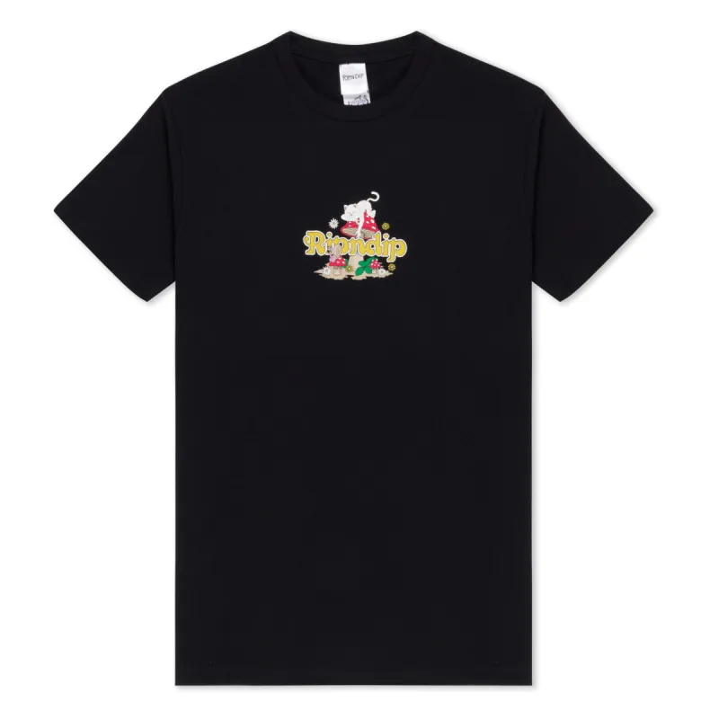 Caterpillar Garden Tee (Black) sold by Ripndip