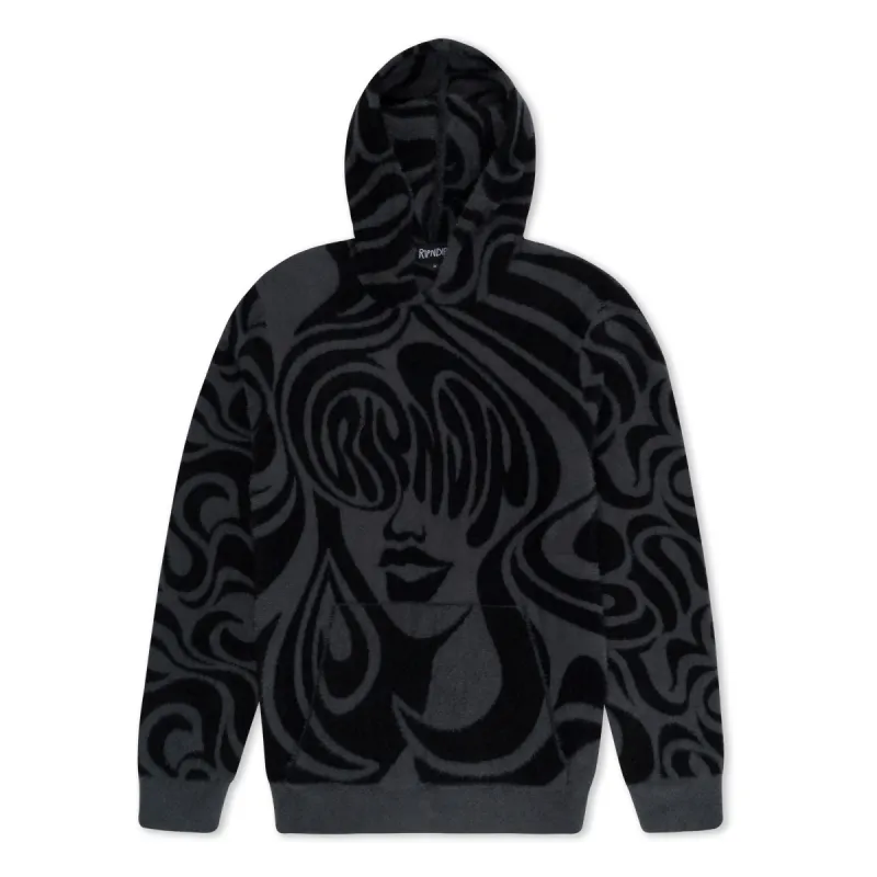 Beautiful Fomo Mohair Hoodie (Black) sold by Ripndip
