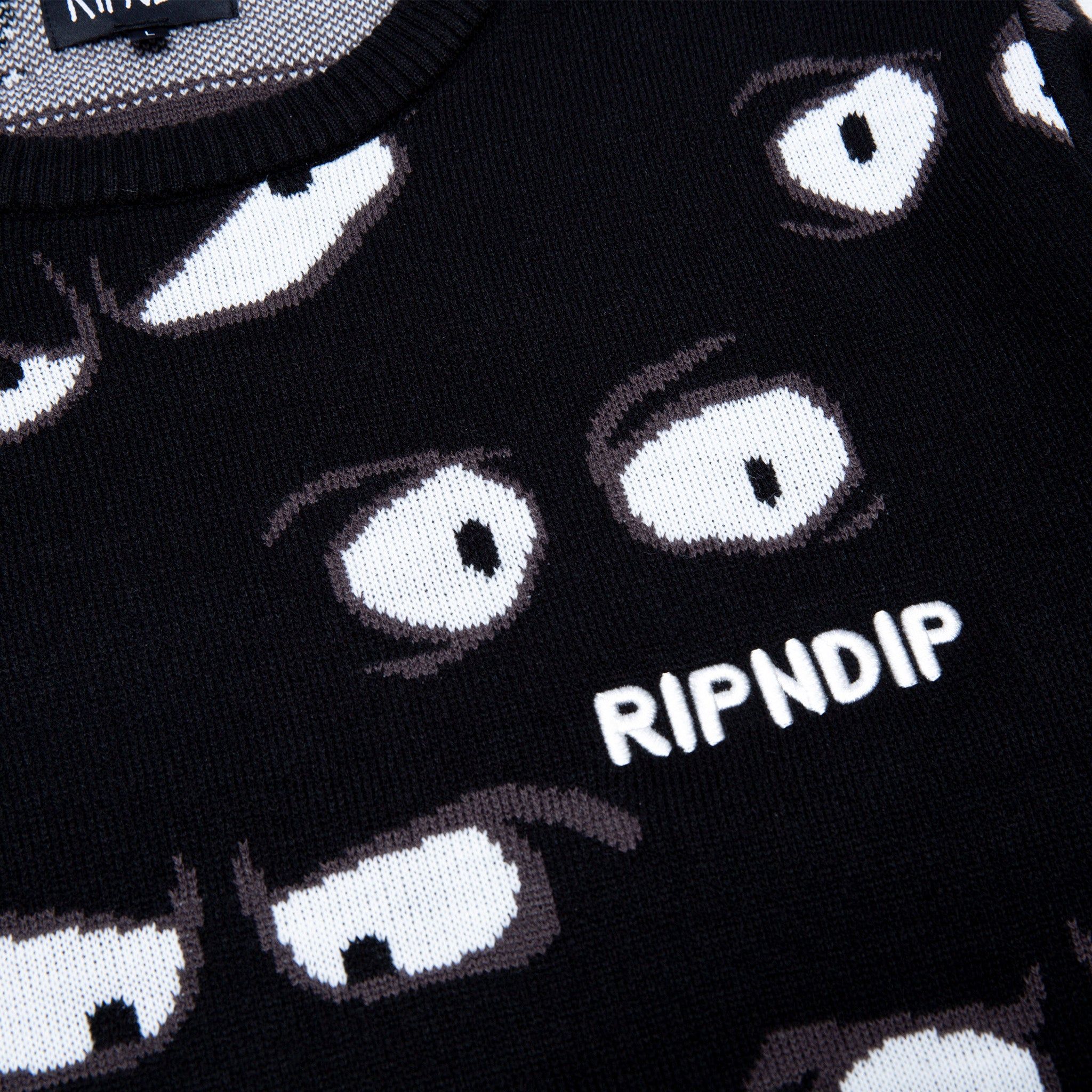 All Eyez Knit Sweater (Black) sold by Ripndip product image thumbnail 3