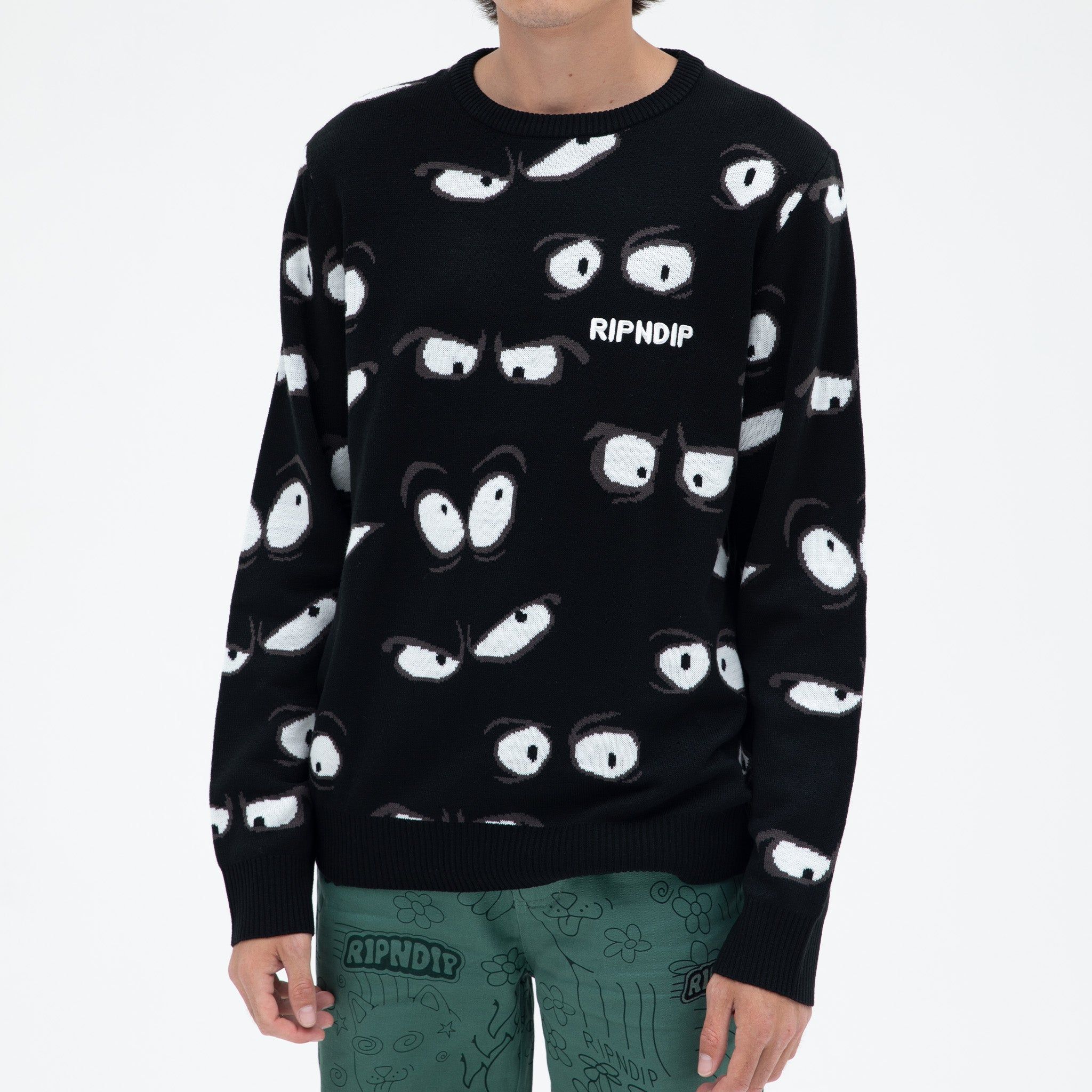 All Eyez Knit Sweater (Black) sold by Ripndip product image thumbnail 2