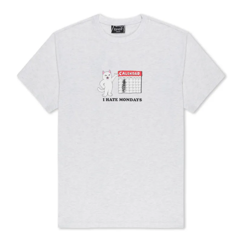 I Hate Mondays Tee (Ash Heather) made by Ripndip