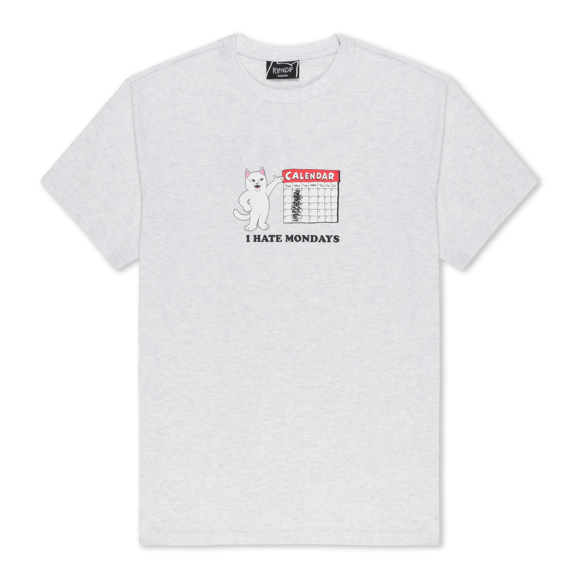 I Hate Mondays Tee (Ash Heather) sold by Ripndip