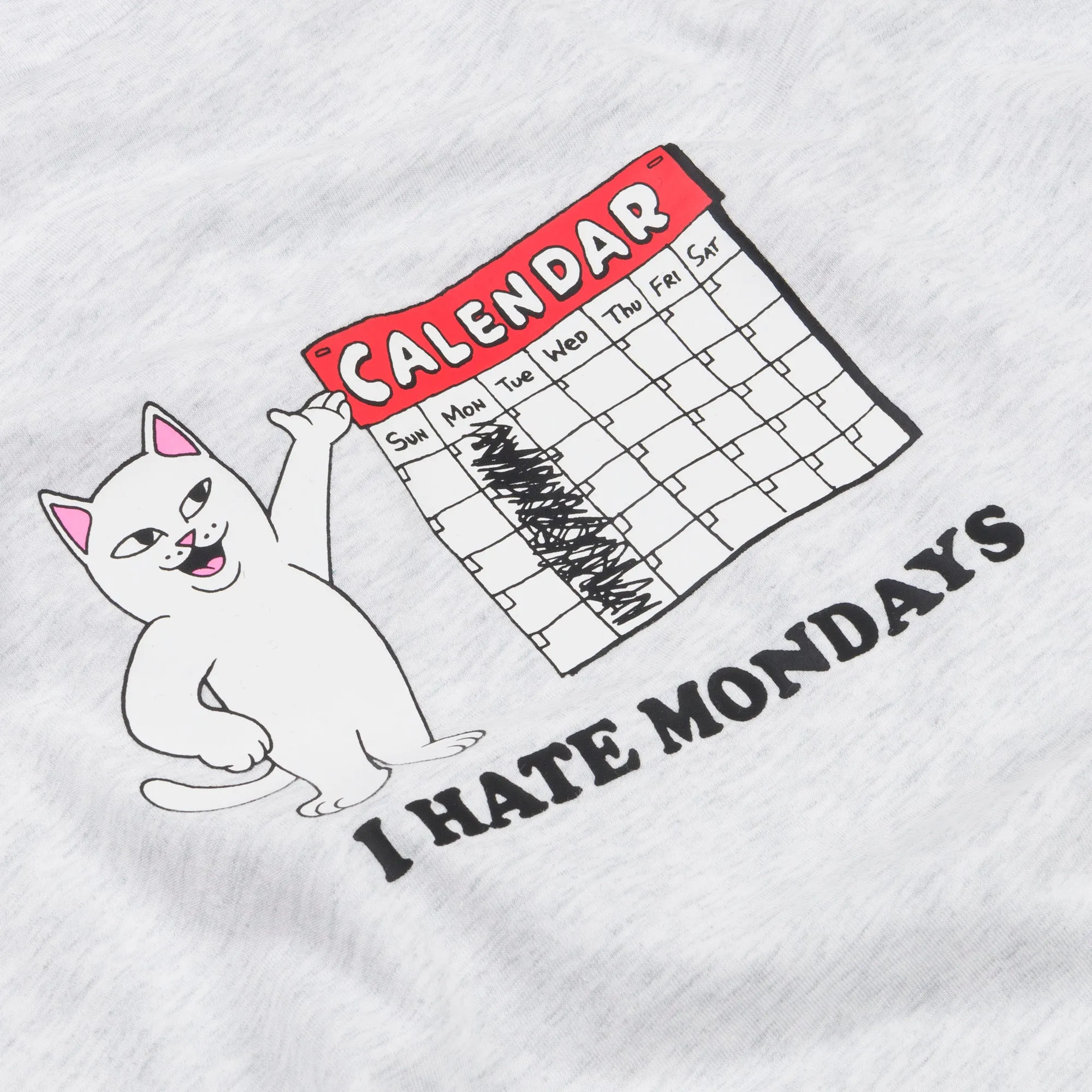 I Hate Mondays Tee (Ash Heather) sold by Ripndip product image thumbnail 2