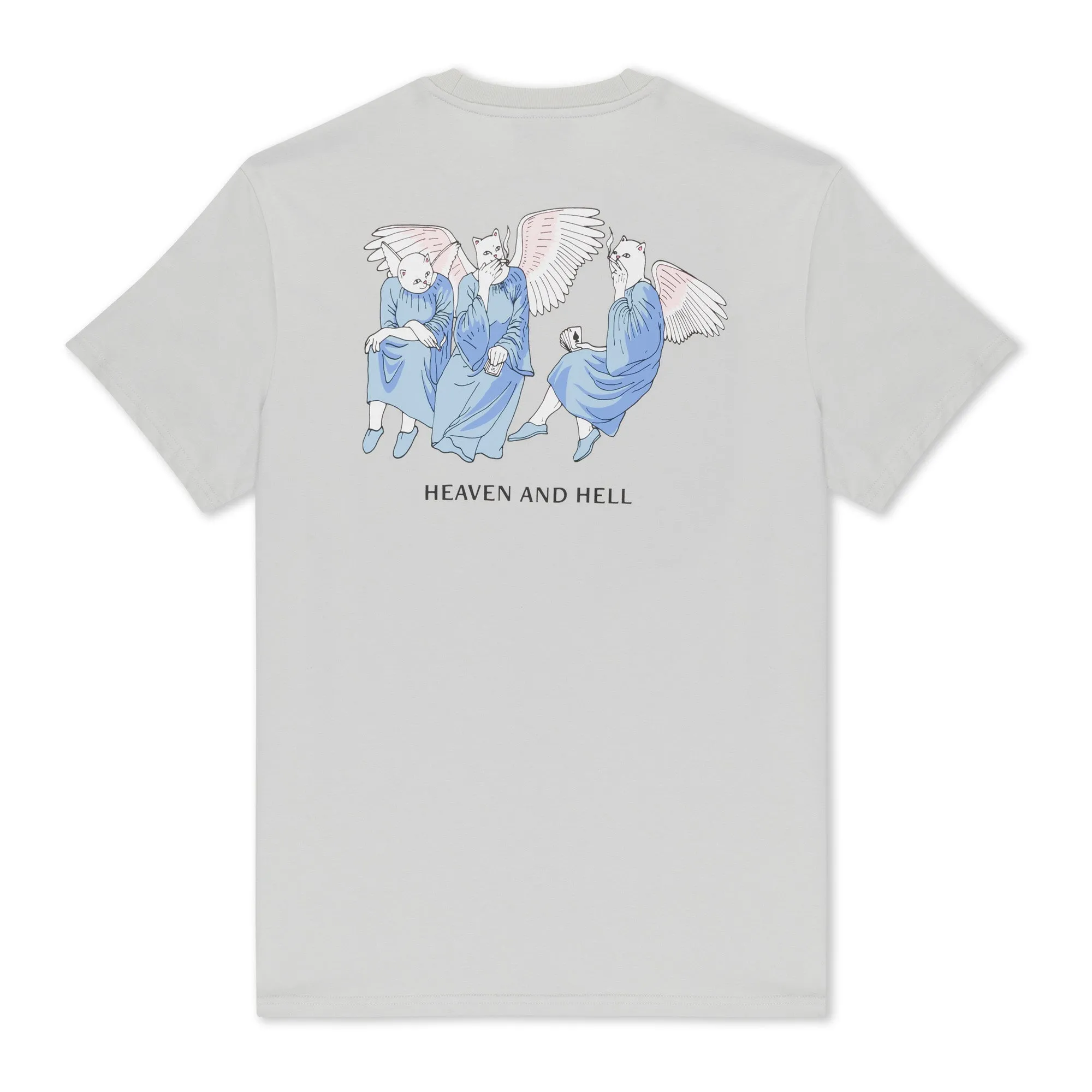 Heaven and Hell Tee (Grey) sold by Ripndip
