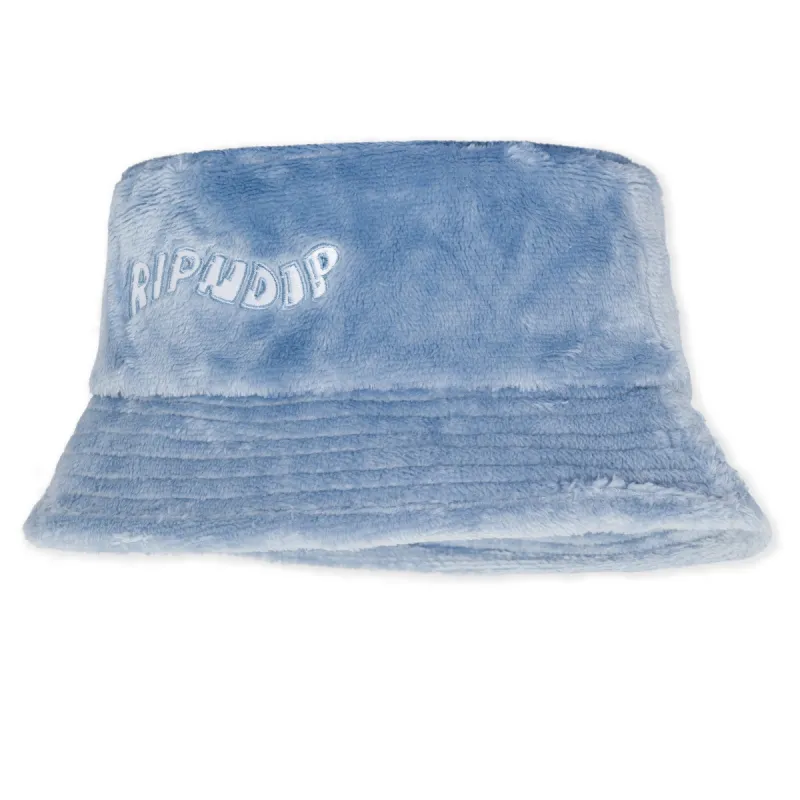 Wave Sherpa Bucket Hat (Light Slate) sold by Ripndip