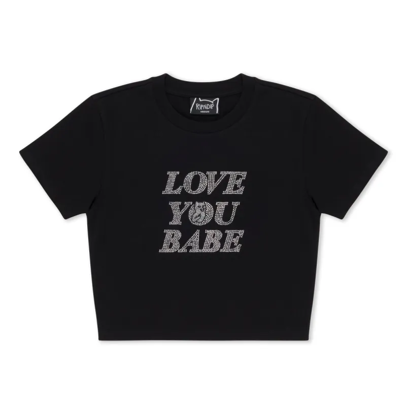 Love You Baby Tee (Black) sold by Ripndip