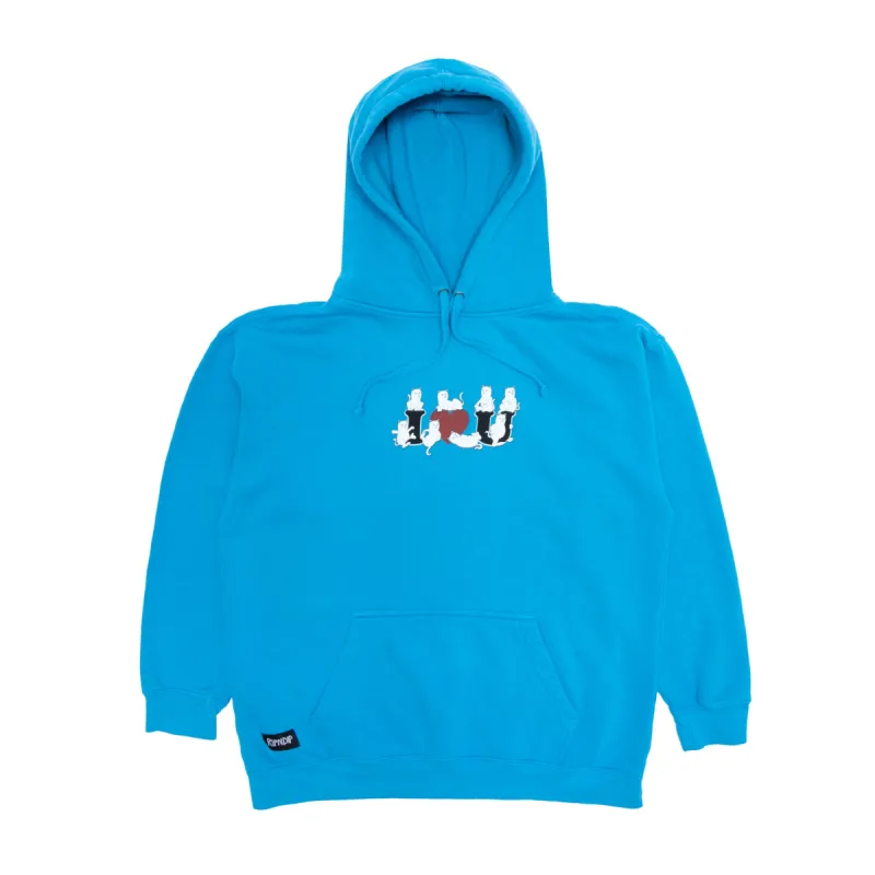 I Heart U Hoodie (Azure Blue) sold by Ripndip