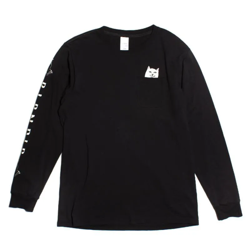 Lord Nermal Pocket L/S (Black) sold by Ripndip