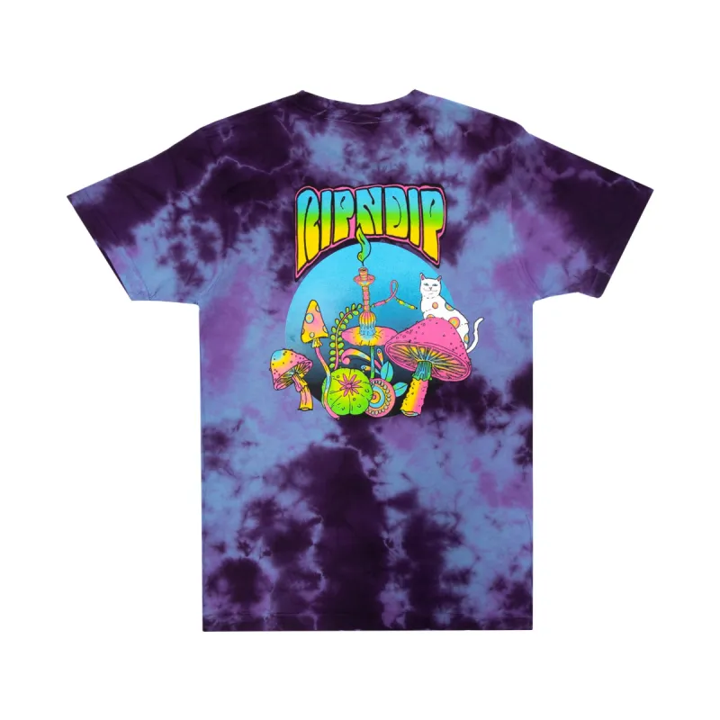 Psychedelic Nermal Pocket Tee (Blue/Purple Lightning) made by Ripndip