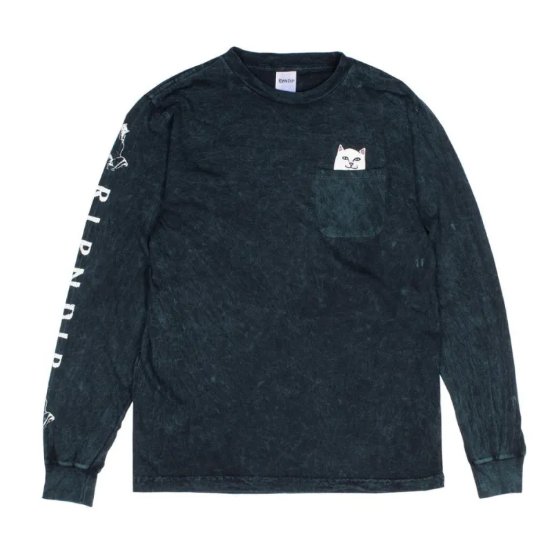 Lord Nermal Pocket L/S (Forest Wash) sold by Ripndip