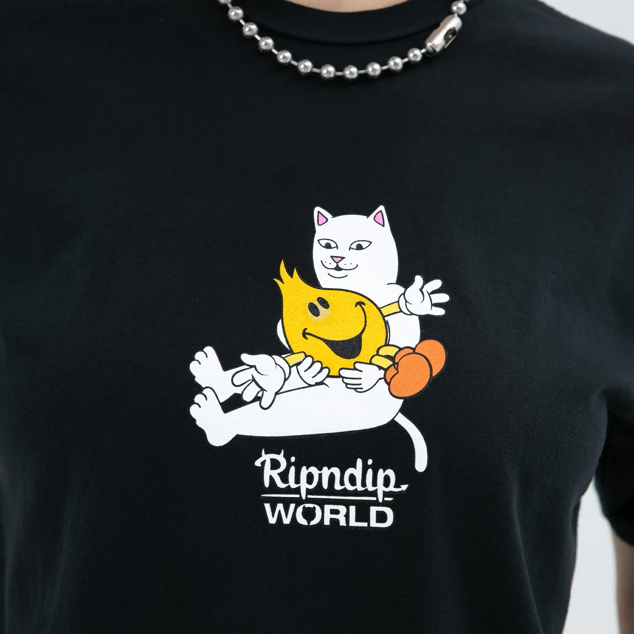 Nerm Heart Flameboy Tee (Vintage Black) sold by Ripndip product image thumbnail 2