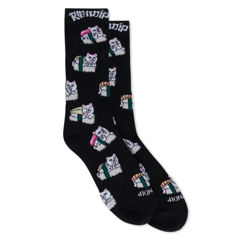Sushi Nerm Sock (Black) sold by Ripndip