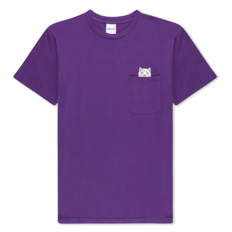 Mummy Lord Nermal Pocket Tee (Purple) sold by Ripndip