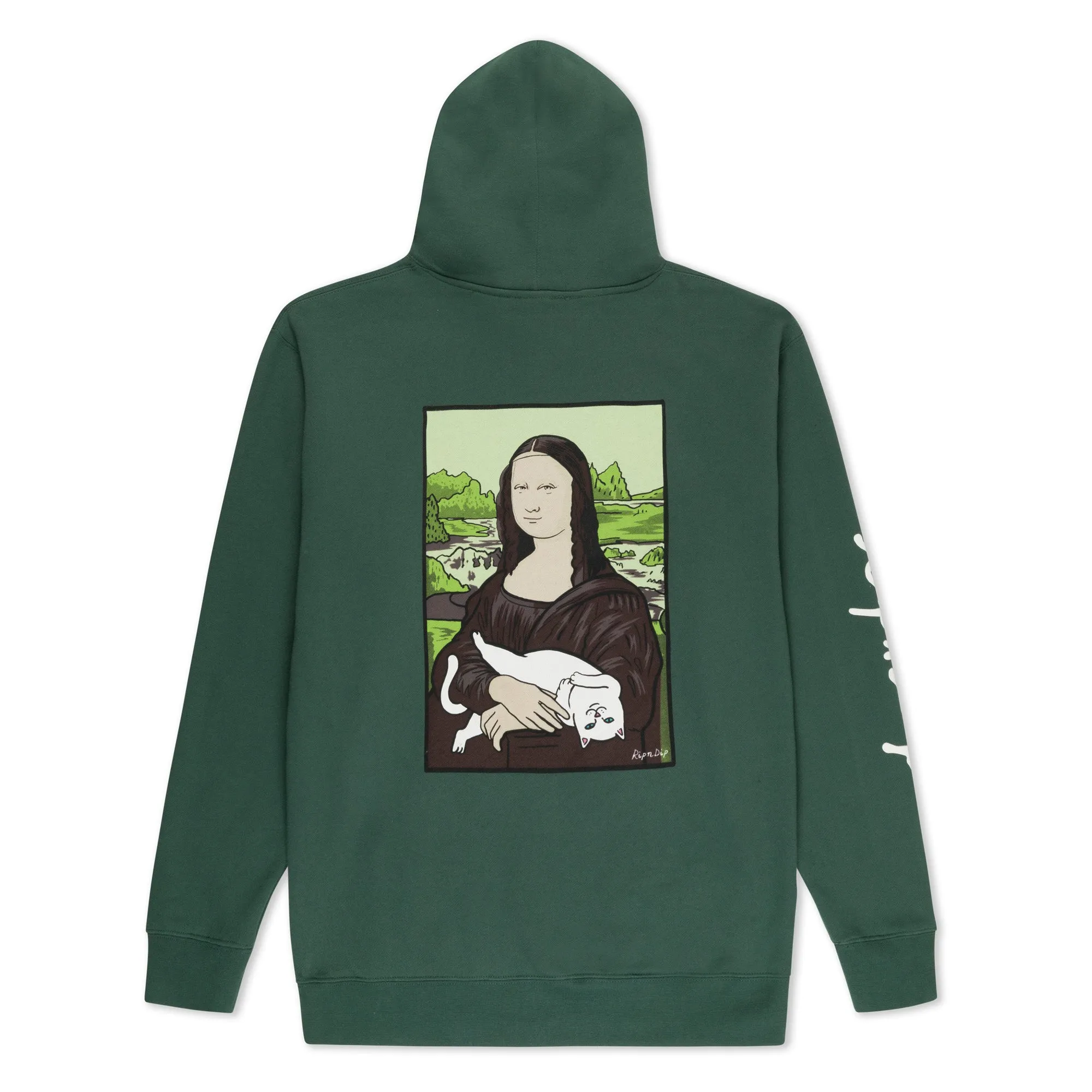 Nermal Lisa Hoodie (Alpine Green) sold by Ripndip