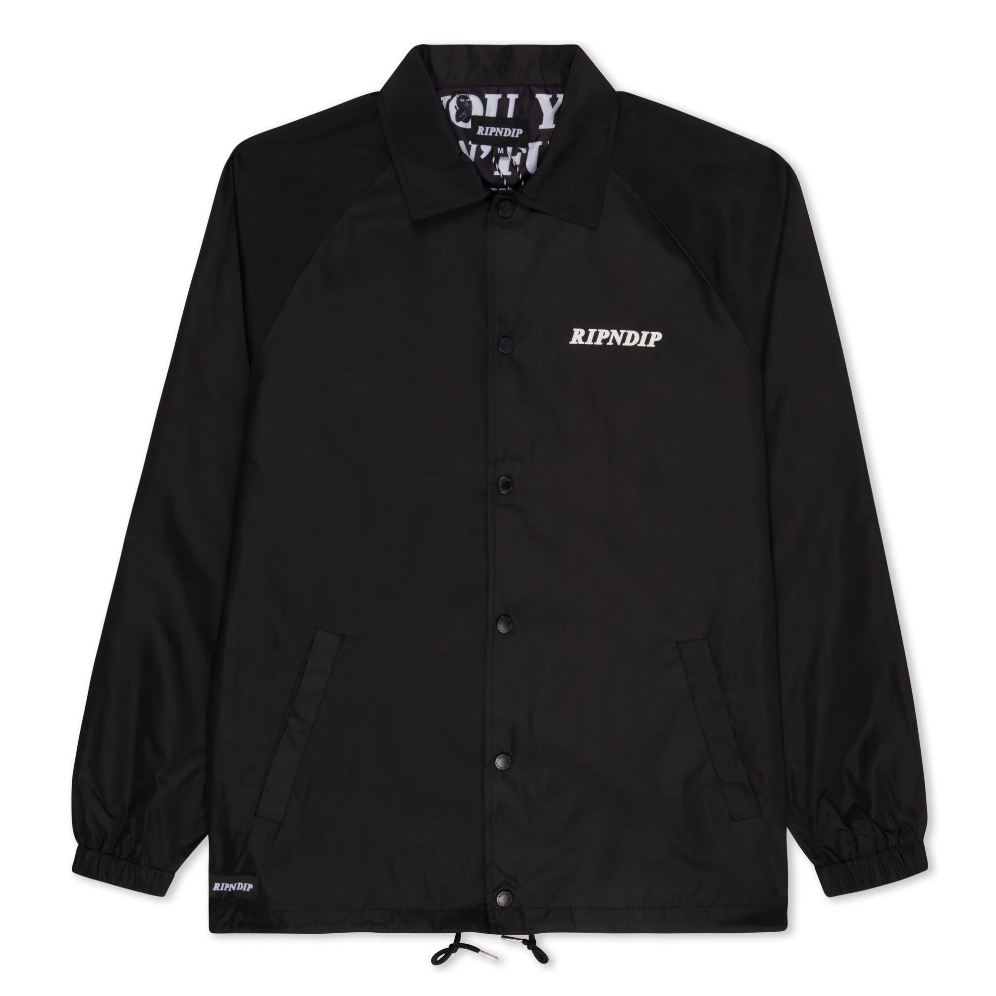 Fuckin Fuck Coaches Jacket (Black) sold by Ripndip product image thumbnail 3