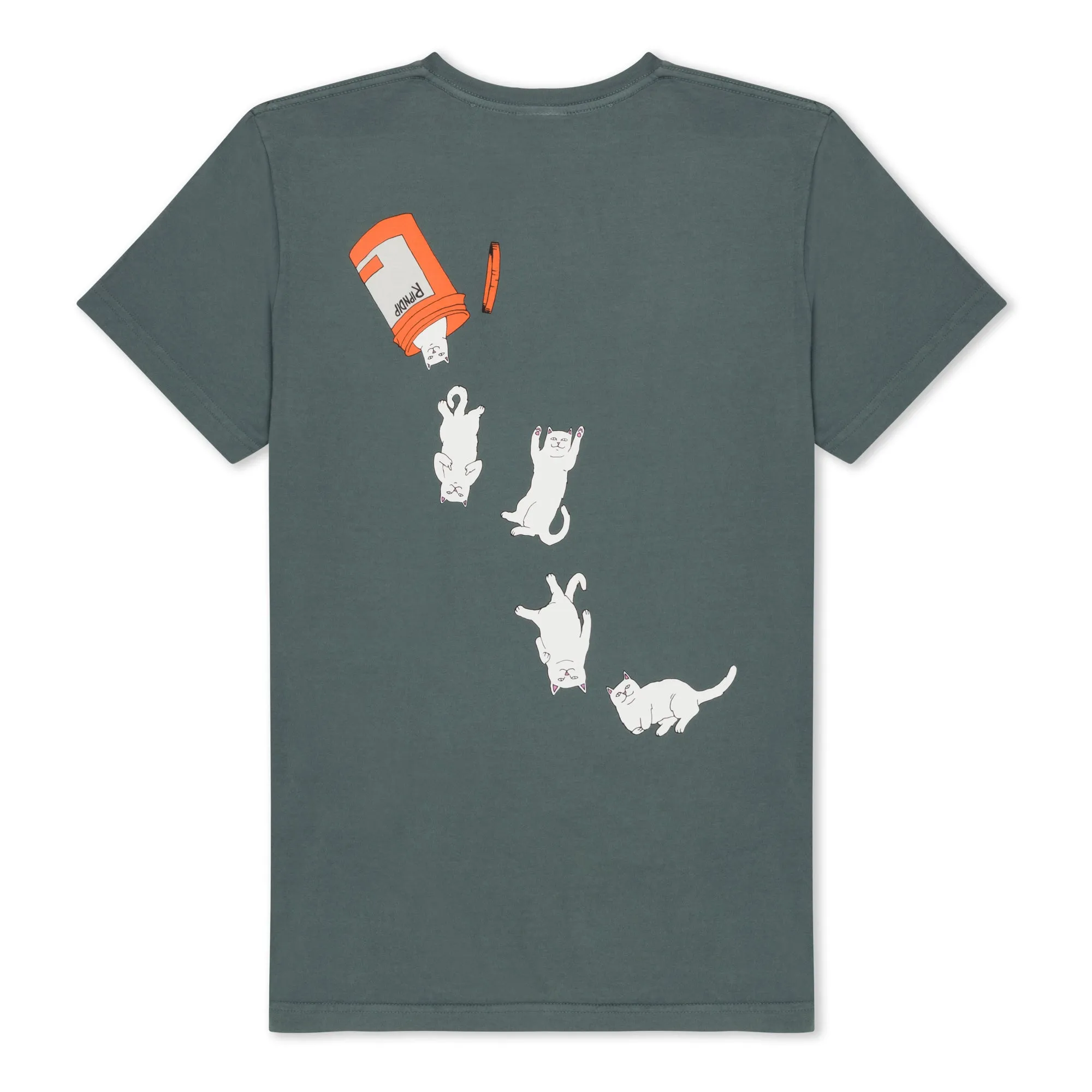 Nermal Pills Tee (Charcoal) sold by Ripndip product image thumbnail 2
