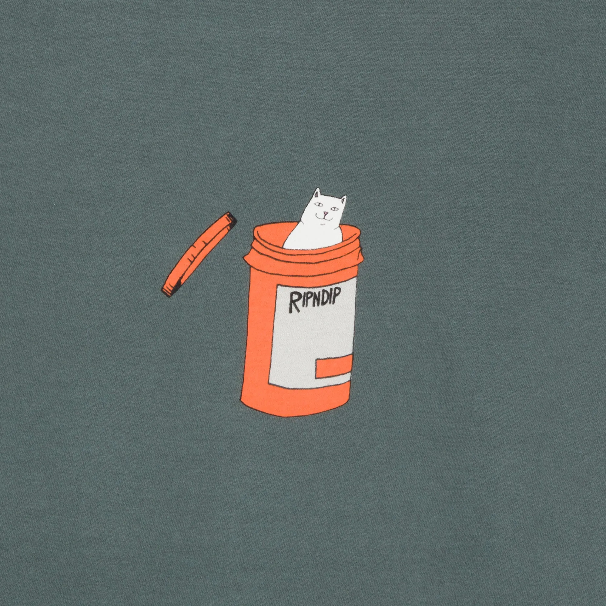 Nermal Pills Tee (Charcoal) sold by Ripndip product image thumbnail 3