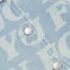 Fuckin Fuck Cropped Denim Jacket (Light Wash) sold by Ripndip