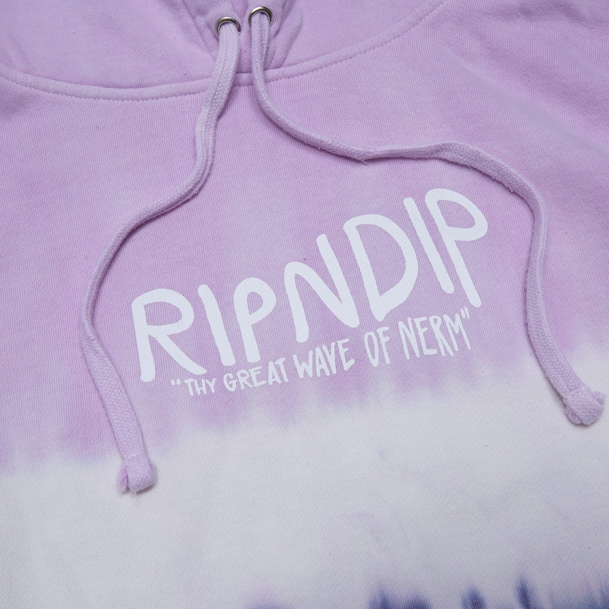 The Great Wave Of Nerm Hoodie (Purple Dye) sold by Ripndip product image thumbnail 3