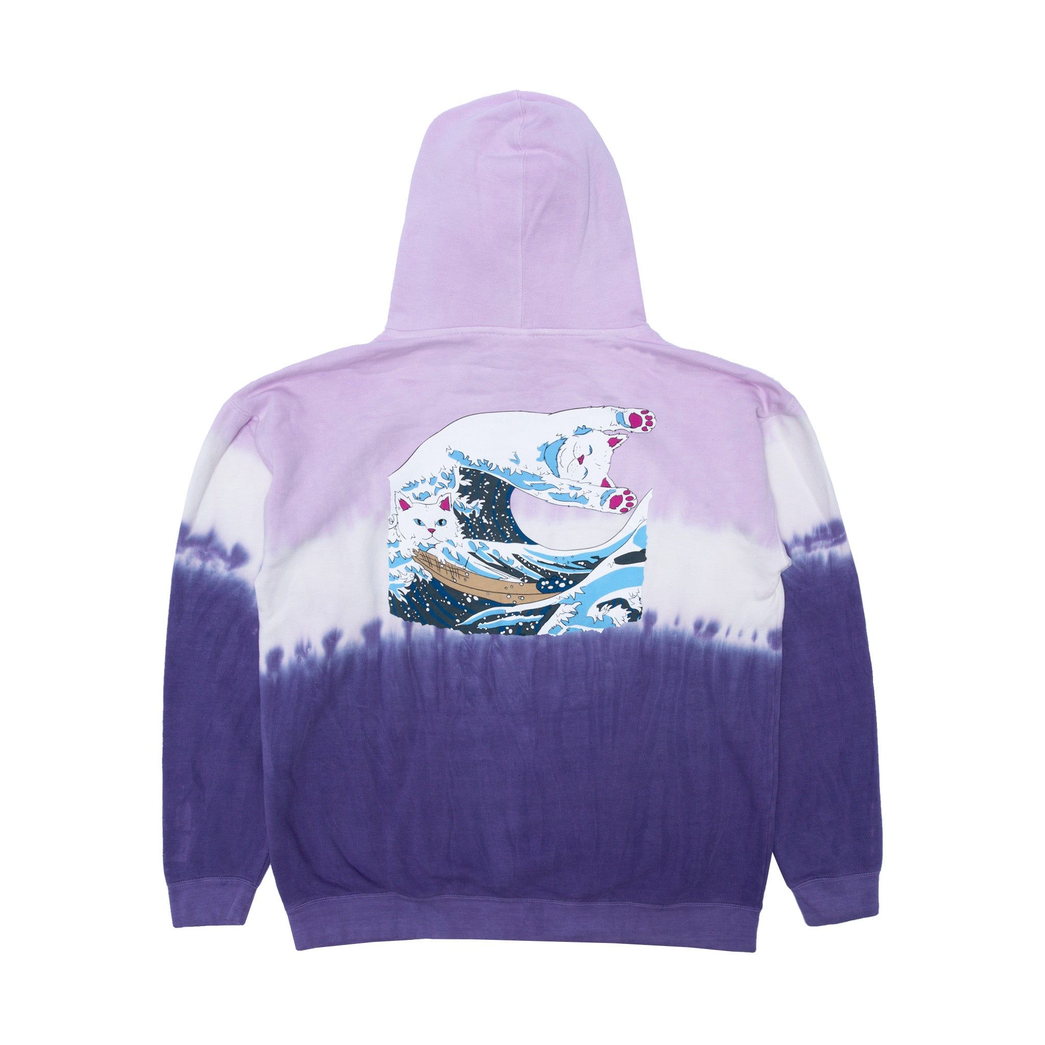 The Great Wave Of Nerm Hoodie (Purple Dye) sold by Ripndip product image thumbnail 2