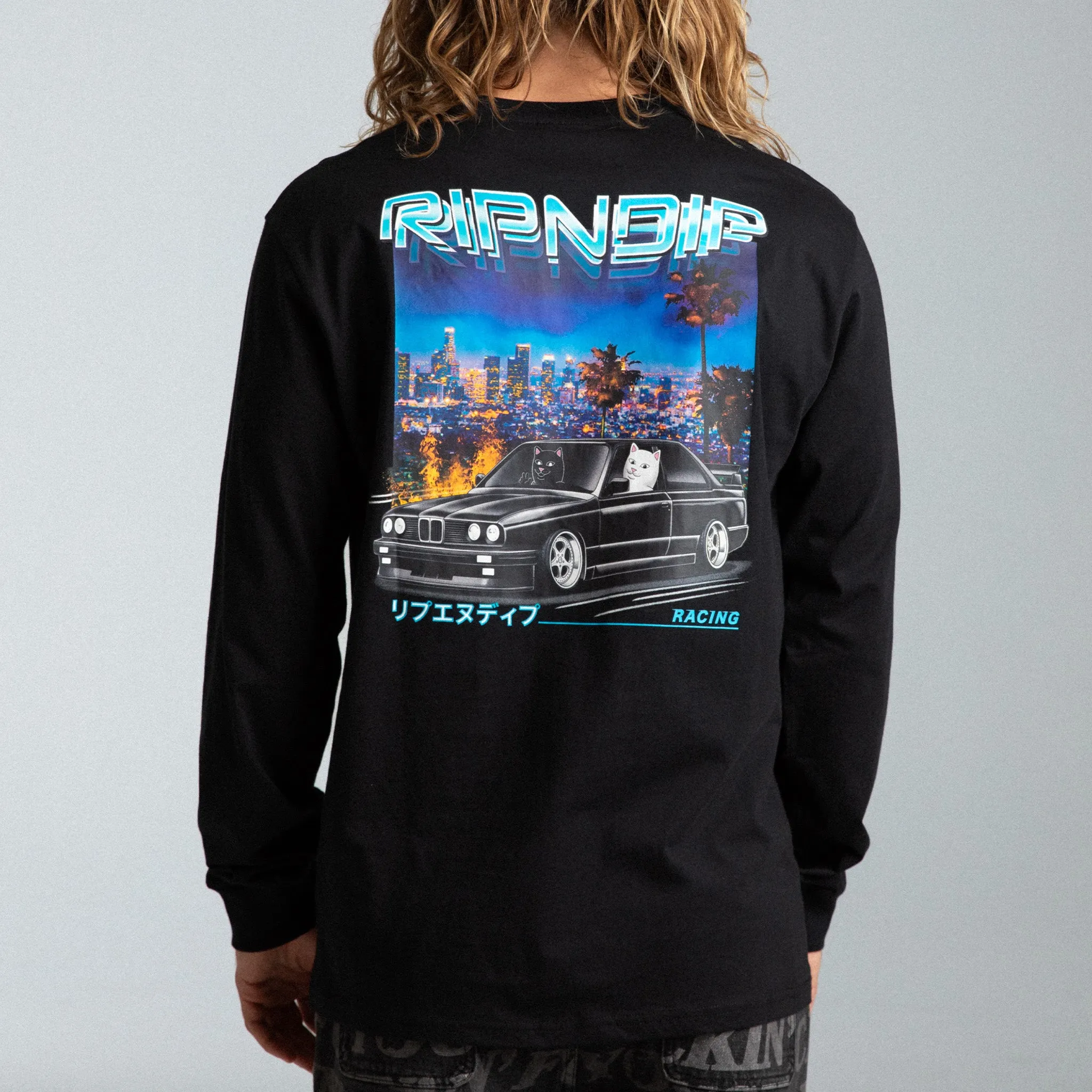 Vroom Vroom Long Sleeve (Black) sold by Ripndip product image thumbnail 2