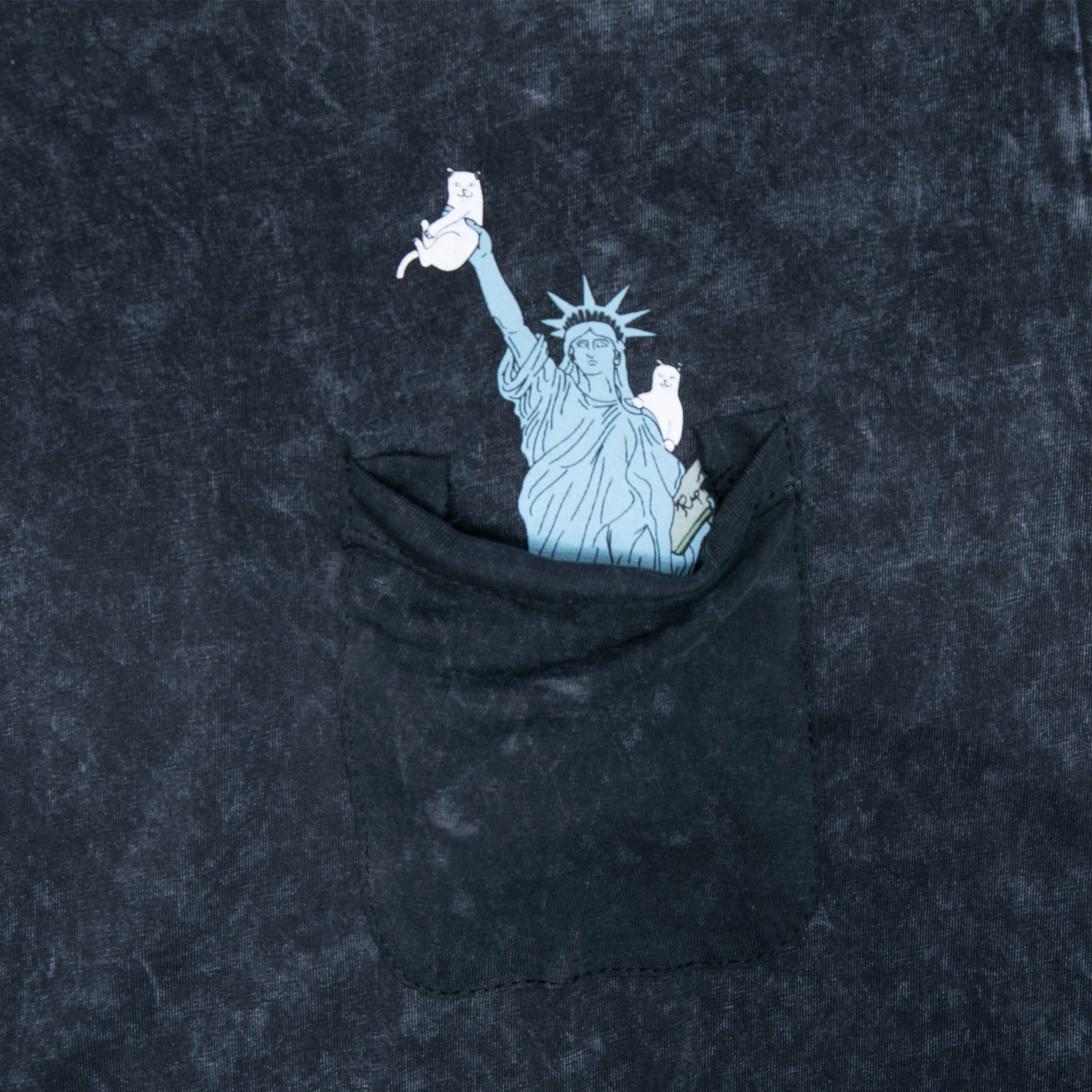 Liberty Tee (Black Mineral Wash) sold by Ripndip product image thumbnail 3