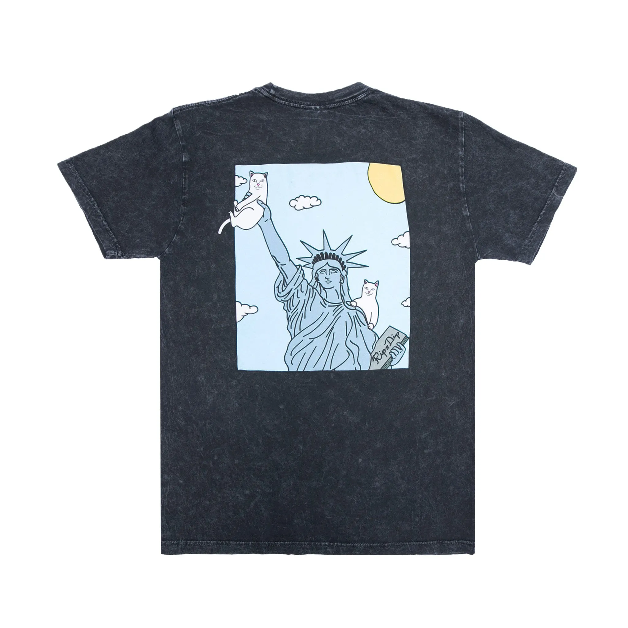 Liberty Tee (Black Mineral Wash) sold by Ripndip