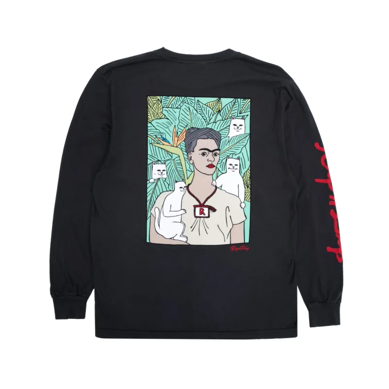 Nermal Portrait L/S (Vintage Black) sold by Ripndip