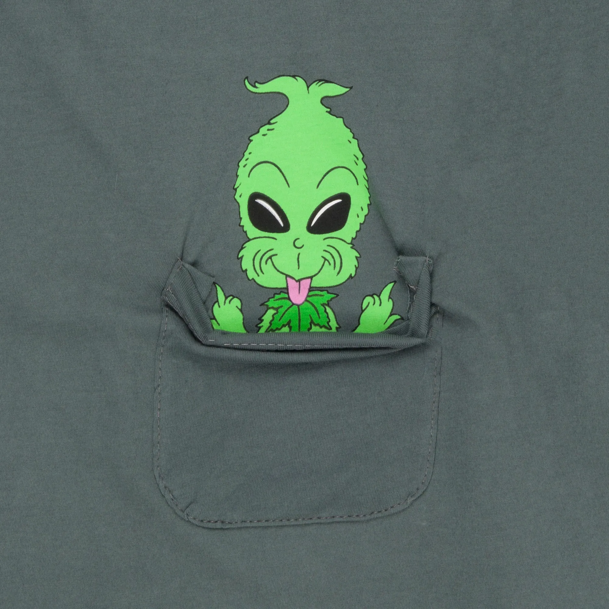Bah Humbug Pocket Tee (Charcoal) sold by Ripndip product image thumbnail 2