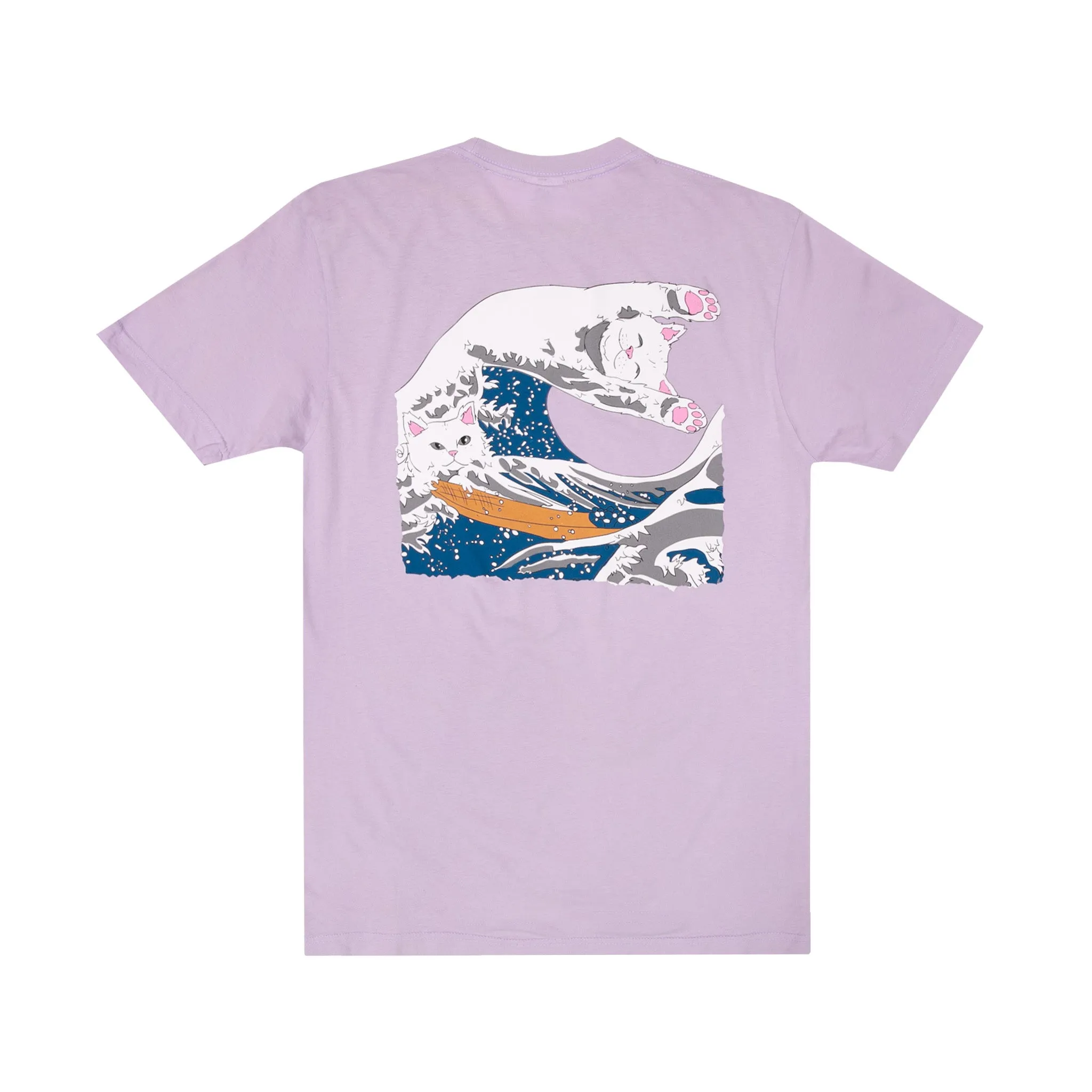 The Great Wave Of Nerm Tee (Lavender) sold by Ripndip
