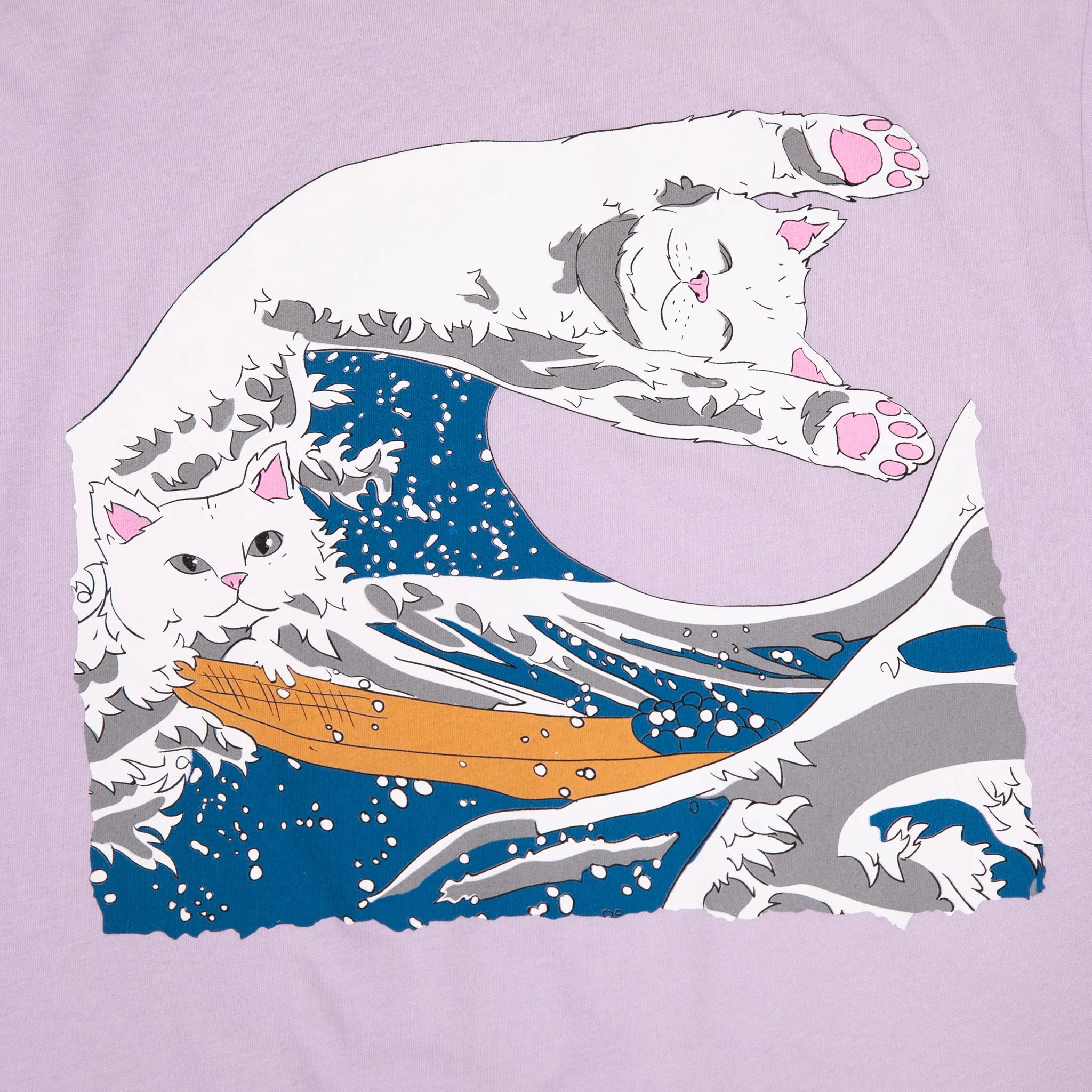 The Great Wave Of Nerm Tee (Lavender) sold by Ripndip product image thumbnail 3