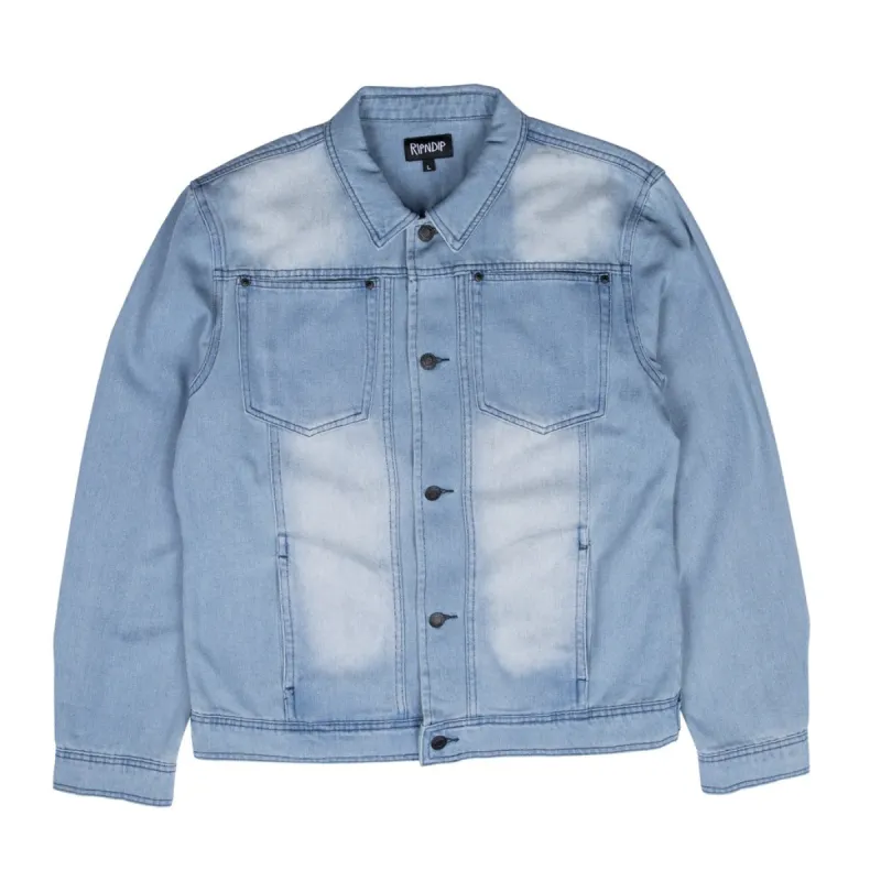 Eat Me Denim Jacket (Blue) sold by Ripndip