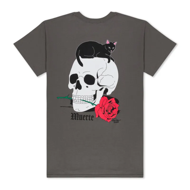 Muerte Tee (Charcoal) sold by Ripndip