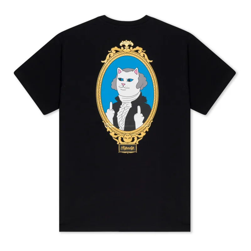 President Nermie Tee (Black) 7.5oz sold by Ripndip