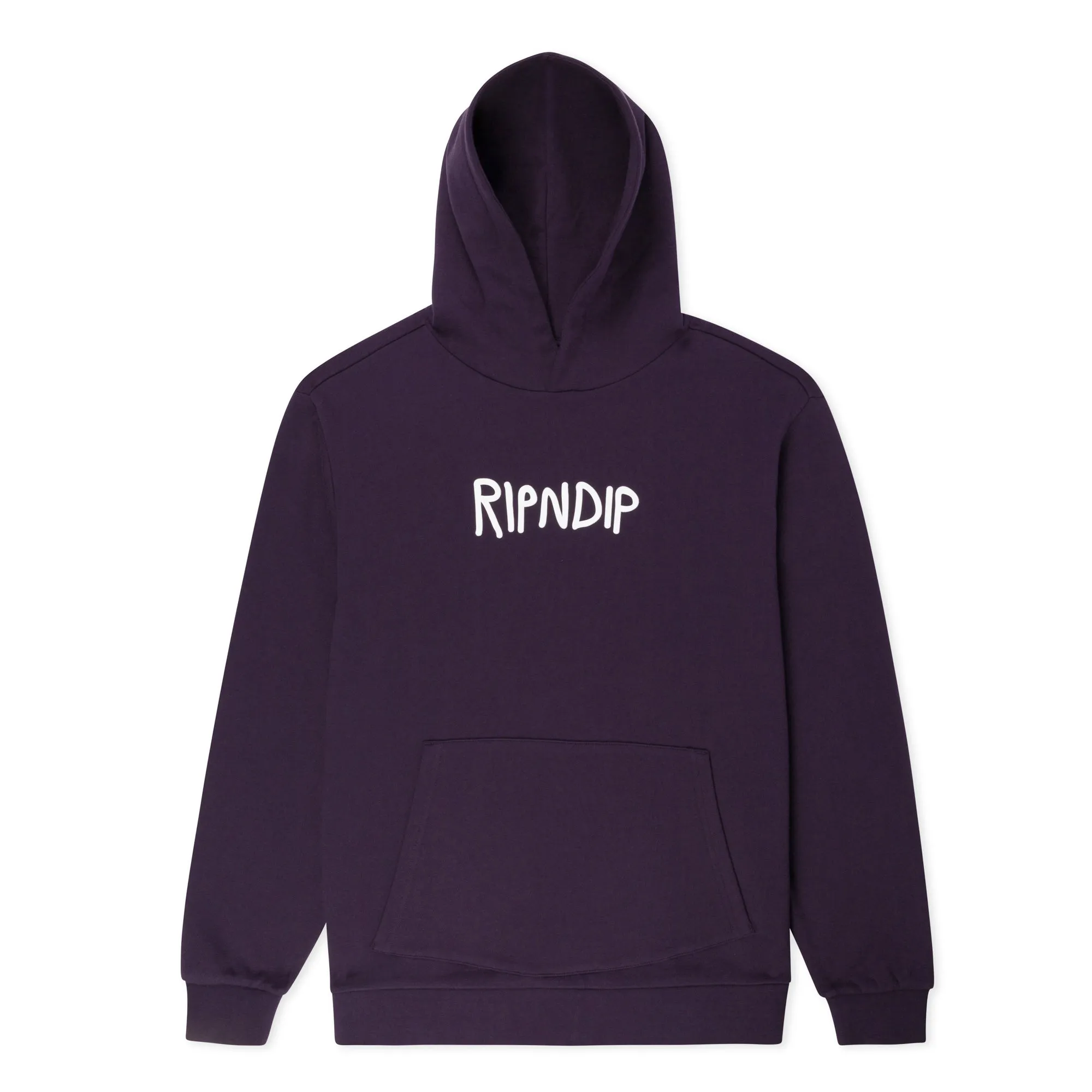 Ripndip Rubber Logo Hoodie (Dark Purple) sold by Ripndip