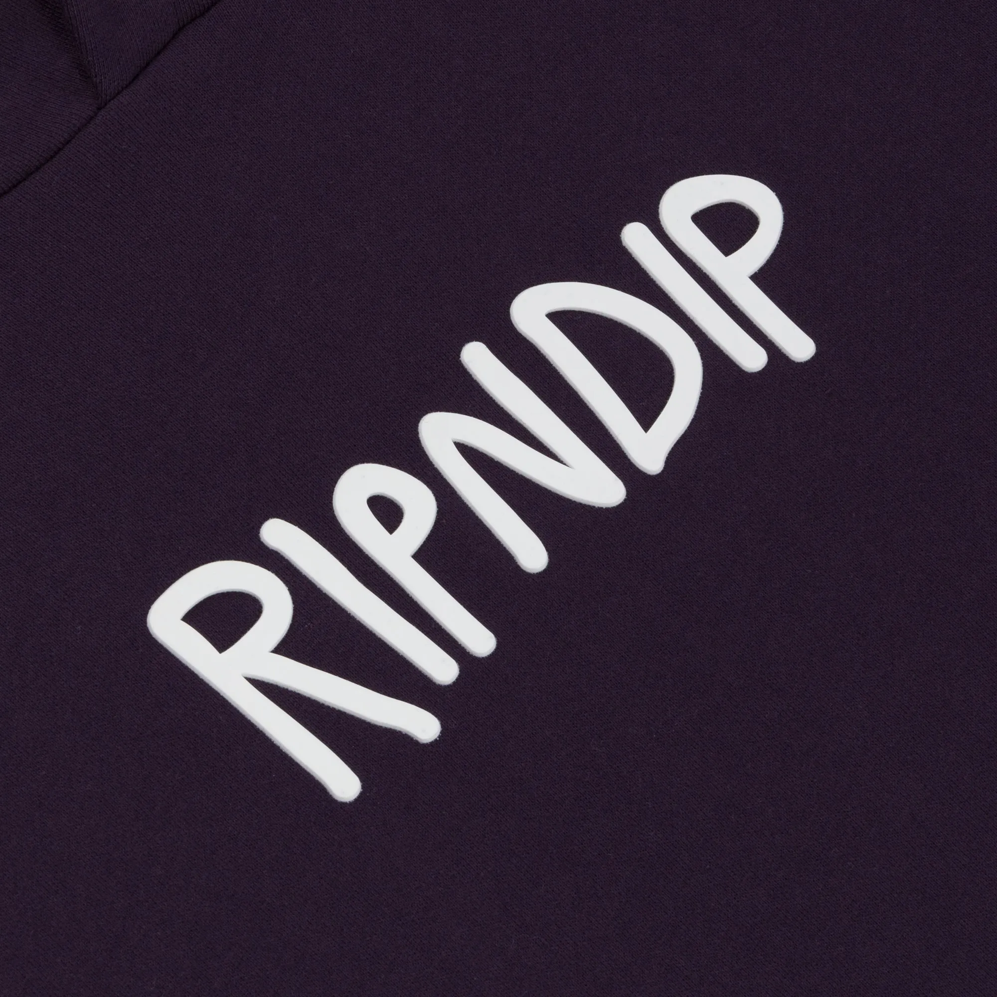 Ripndip Rubber Logo Hoodie (Dark Purple) sold by Ripndip product image thumbnail 3