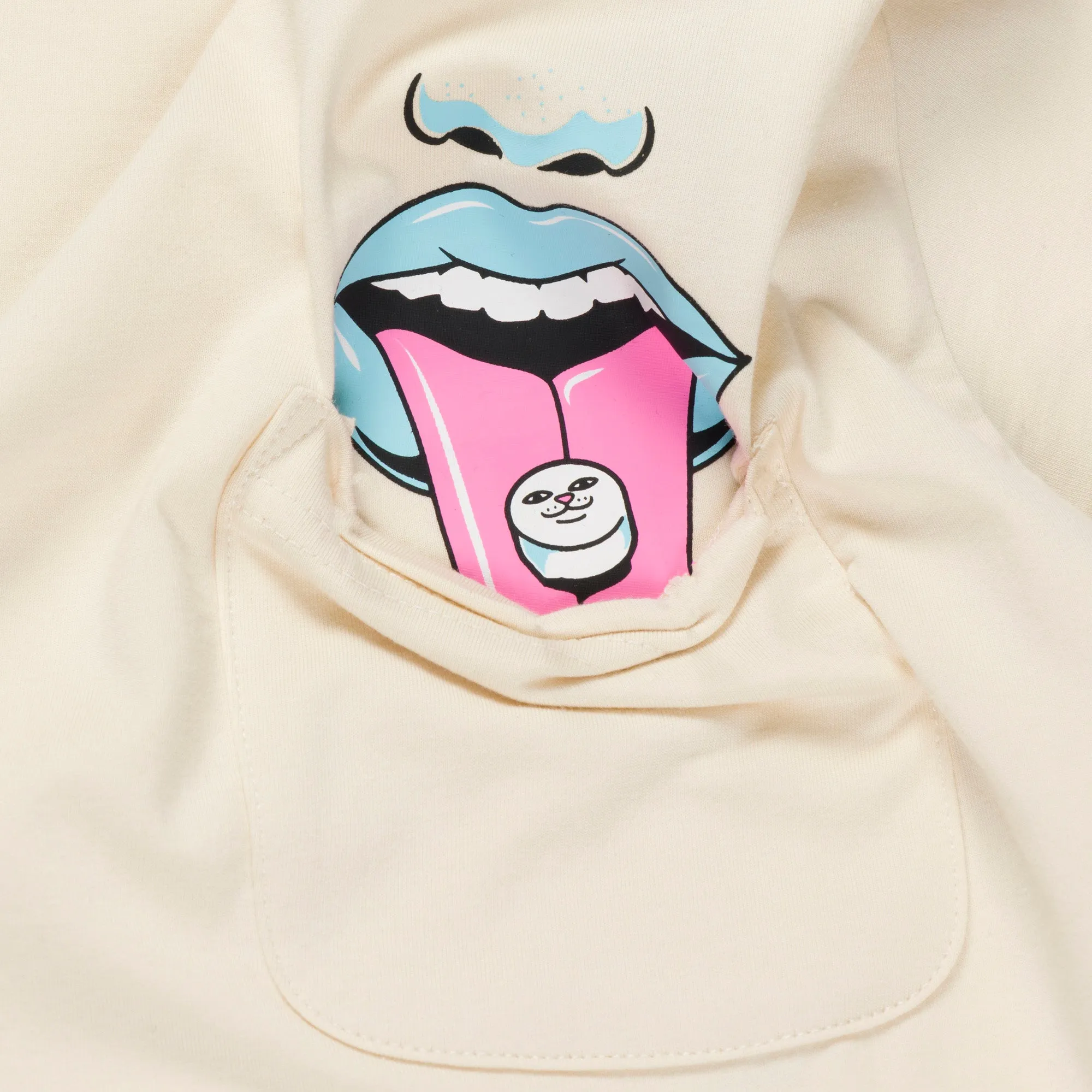 Take Your Meds Pocket Tee (Natural) sold by Ripndip product image thumbnail 3