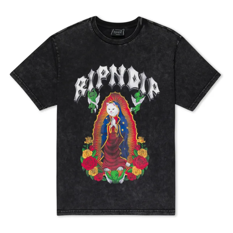 Mother Nerm Tee (Black Wash) sold by Ripndip