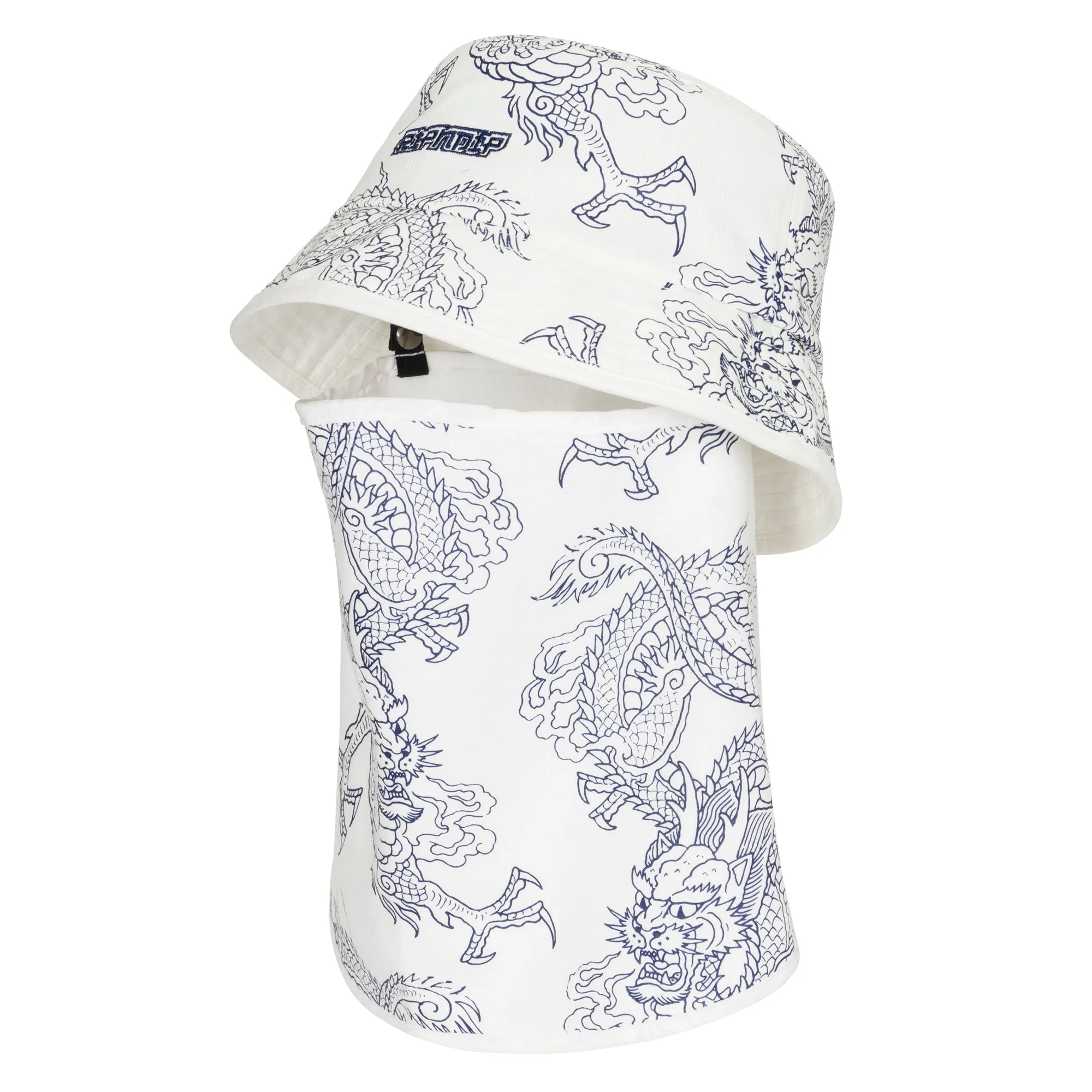 Haku Face Mask Bucket Hat (White) sold by Ripndip