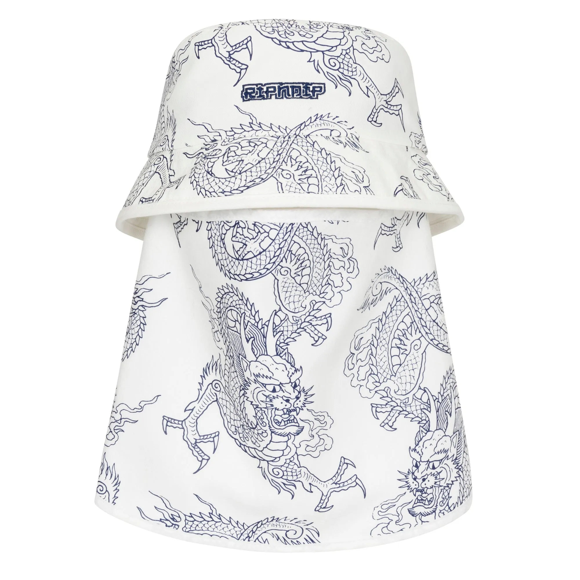 Haku Face Mask Bucket Hat (White) sold by Ripndip product image thumbnail 4