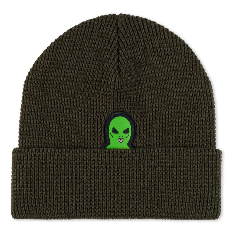 Lord Alien Beanie (Dark Olive) made by Ripndip