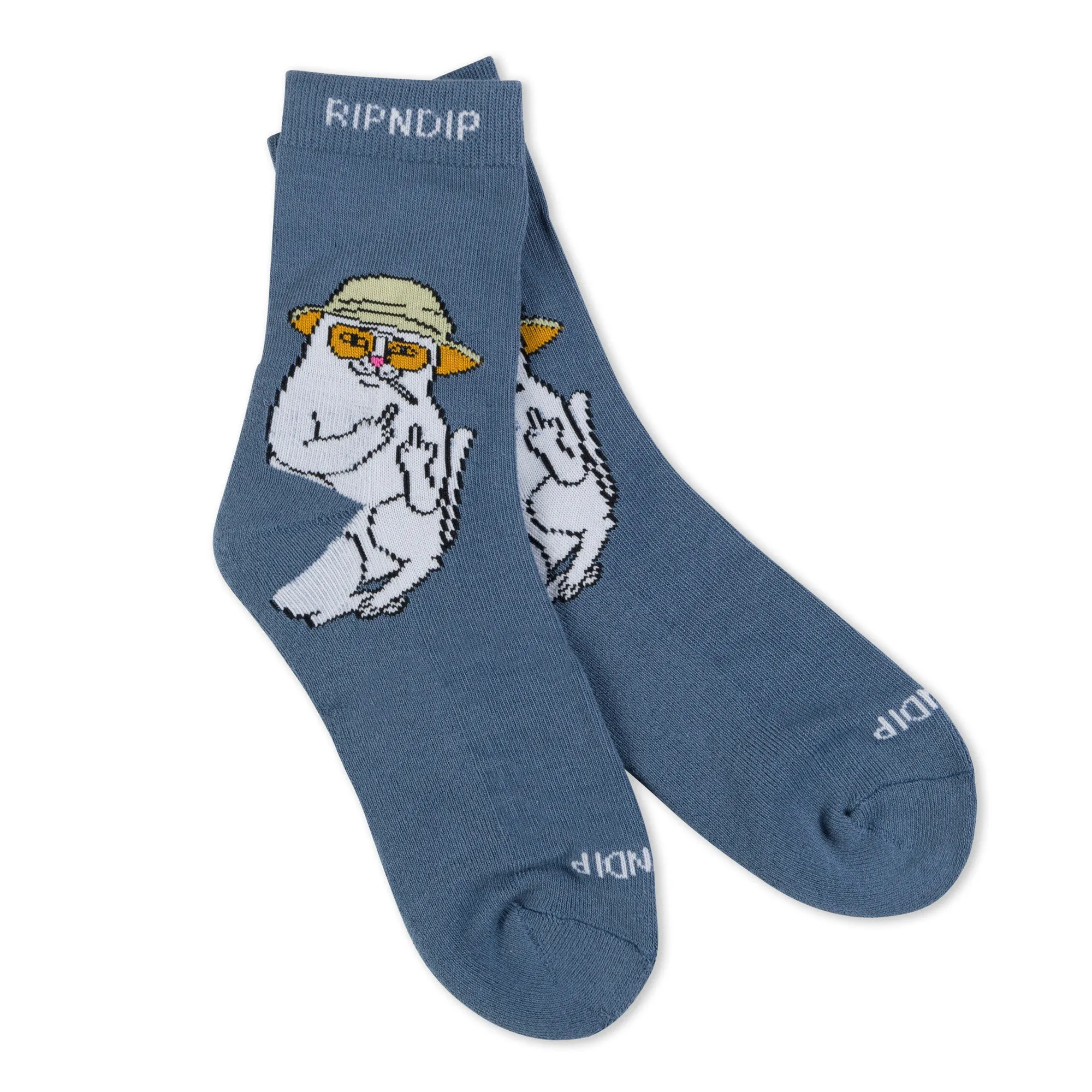 Nermal S Thompson Mid Socks (Dark Slate) sold by Ripndip product image thumbnail 3