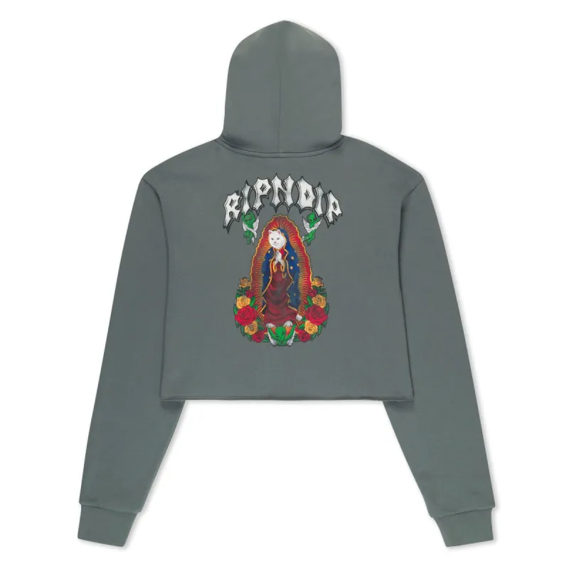 Mother Nerm Cropped Hoodie (Charcoal) sold by Ripndip