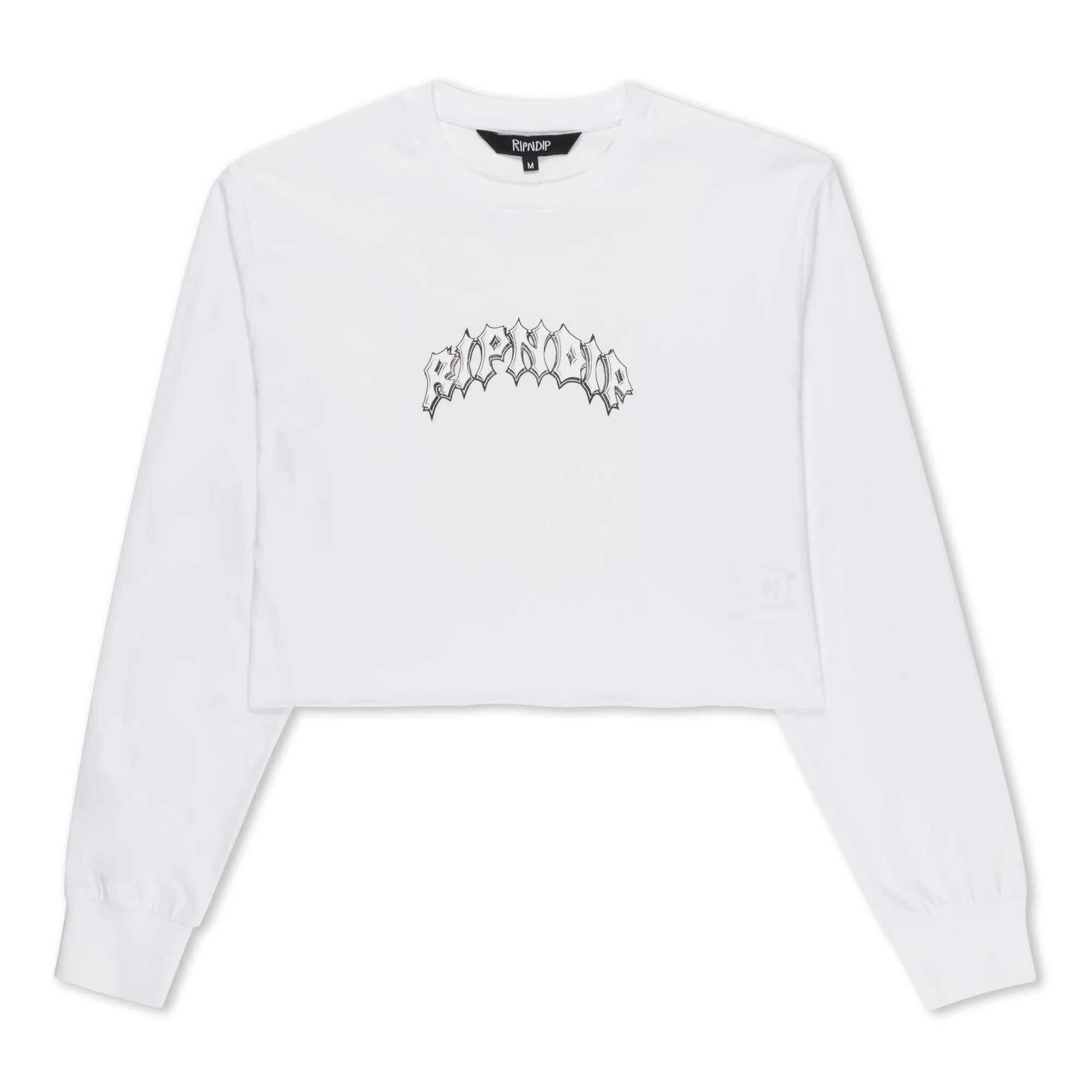 Mother Nerm Cropped Long Sleeve (White) sold by Ripndip