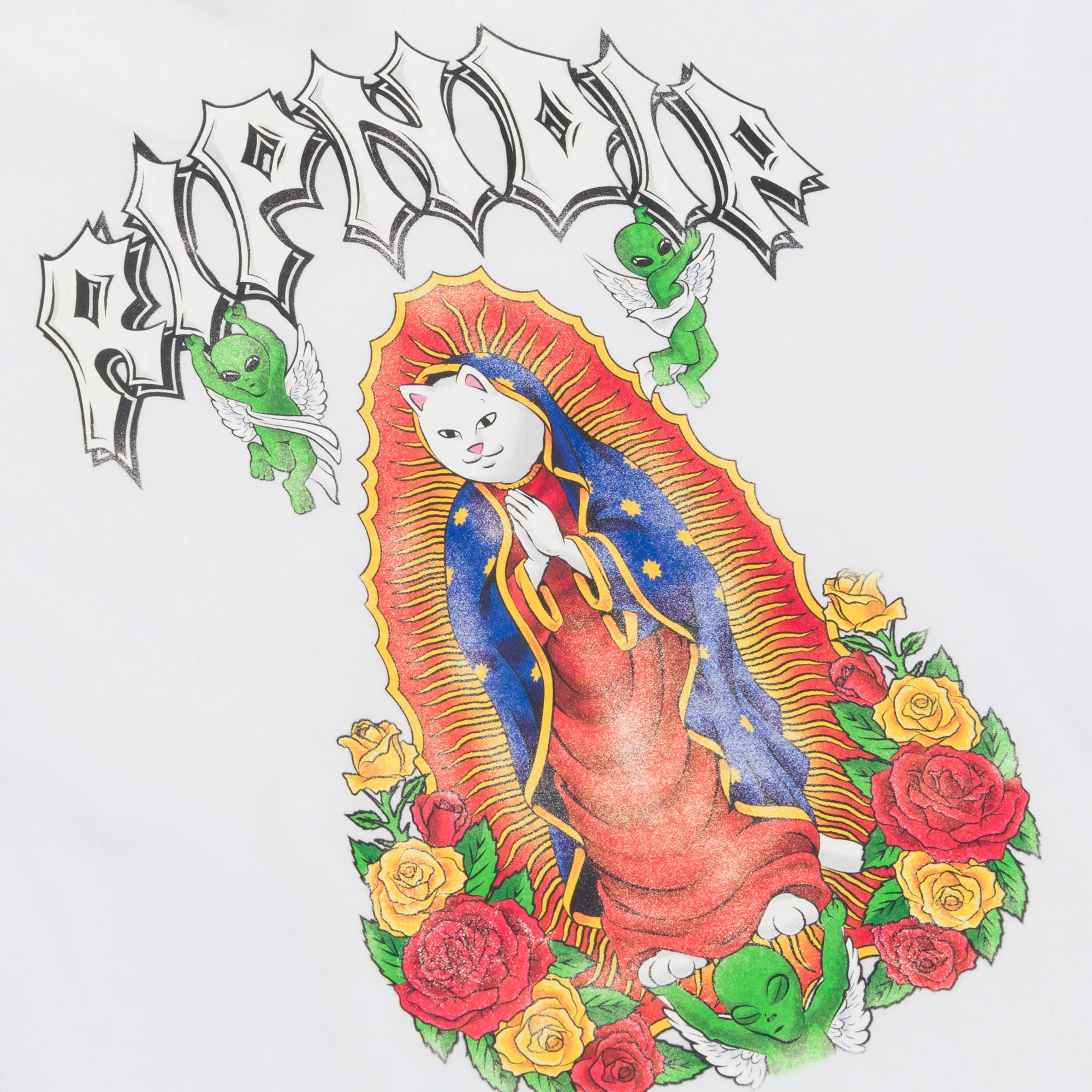 Mother Nerm Cropped Long Sleeve (White) sold by Ripndip product image thumbnail 3