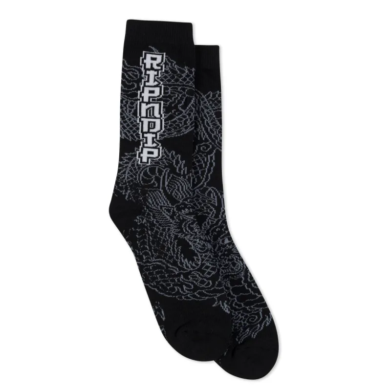 Haku Socks (Black) sold by Ripndip