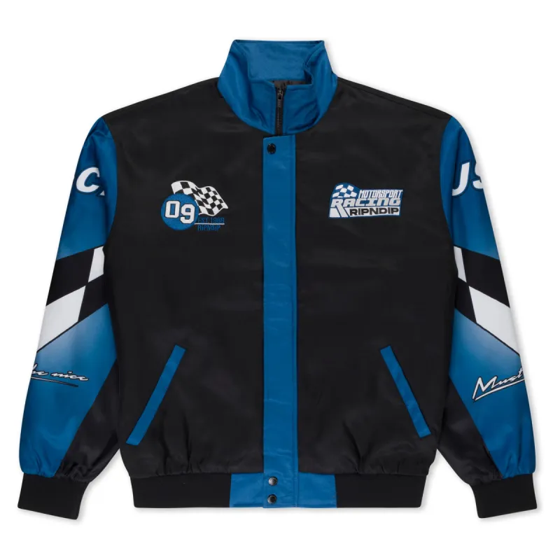 Ripnrace Jacket (Black/Blue) sold by Ripndip