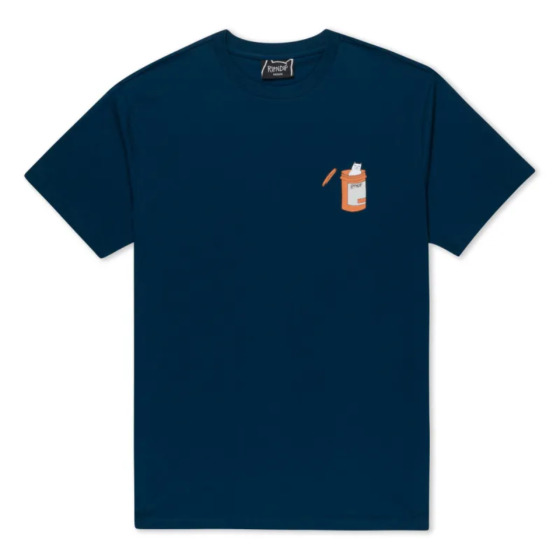 Nermal Pills Tee (Navy) sold by Ripndip