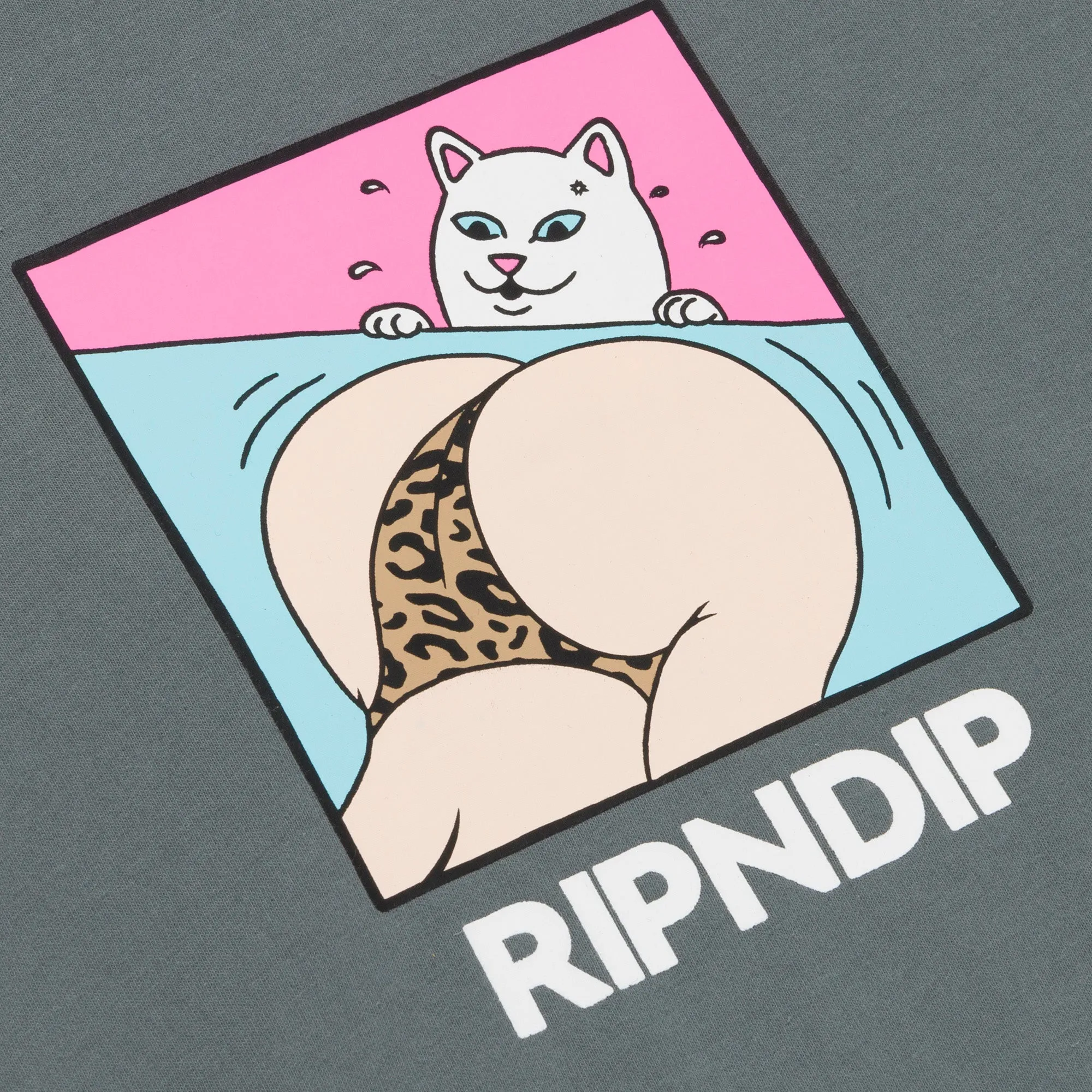 Peaches And Nerm Tee (Charcoal) sold by Ripndip product image thumbnail 3