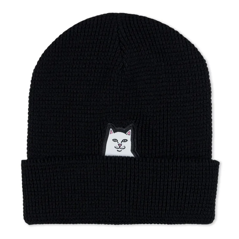 Lord Nermal Beanie (Black) made by Ripndip